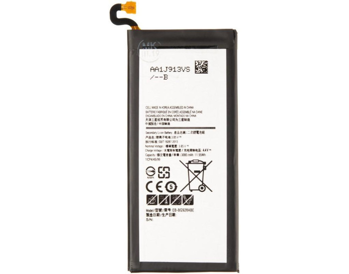 Аккумулятор Samsung EB-BG928ABE, G928 Galaxy S6 Edge Plus, 3000 мАч