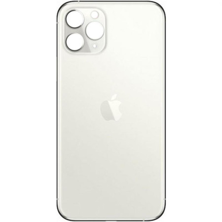 Задняя панель корпуса для iPhone 11 Pro, Silver (Small Hole) оригинал