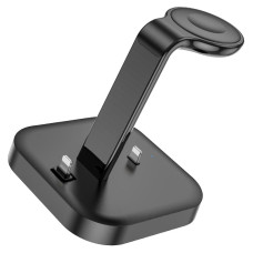 Беспроводное зарядка Hoco CW43 Graceful 3-in-1 (MagSafe/AppleWatch) charger (Черный/Black)
