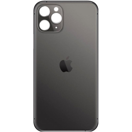 Задняя панель корпуса для iPhone 11 Pro, Space Grey (Small Hole) оригинал (Класс B)