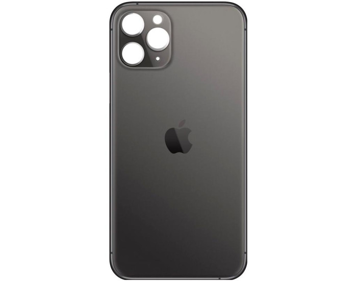 Задняя панель корпуса для iPhone 11 Pro, Space Grey (Small Hole) оригинал