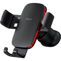 Автодержатель в дефлектор Baseus Metal Age Ⅱ (Round Air Vent Version)(SUJS000001) Black (Класс B)