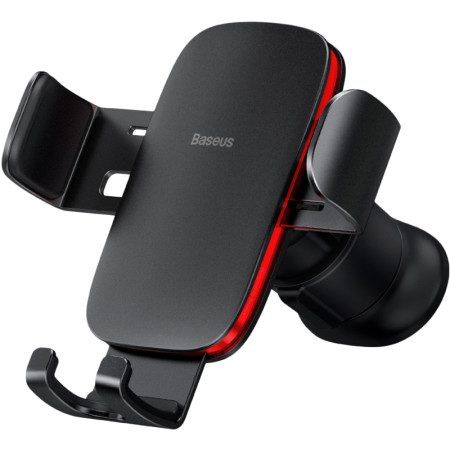 Автодержатель в дефлектор Baseus Metal Age Ⅱ (Round Air Vent Version)(SUJS000001) Black (Класс B)
