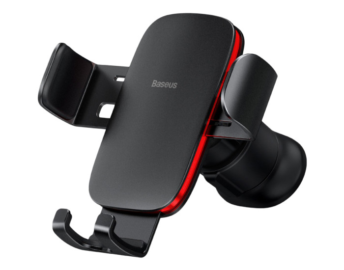 Автотримач в дефлектор Baseus Metal Age Ⅱ (Round Air Vent Version)(SUJS000001) Black