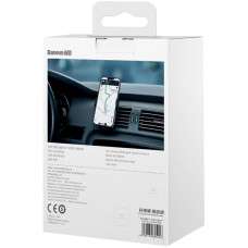 Автотримач в дефлектор Baseus Metal Age Ⅱ (Round Air Vent Version)(SUJS000001) Black