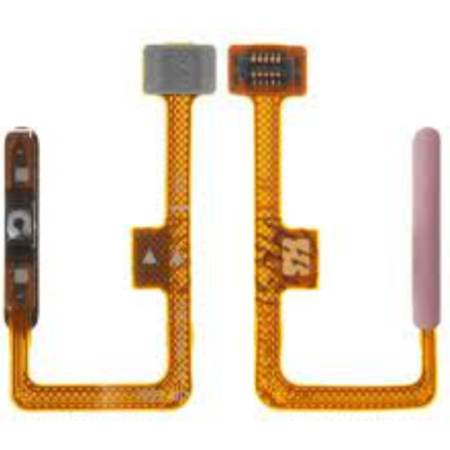Шлейф для Xiaomi Mi 11 Lite, 11 Lite 5G, M2101K9AG, M2101K9AI, M2101K9C, M2101K9G, M2101K9R, (Touch ID) Peach Pink (Класс B)