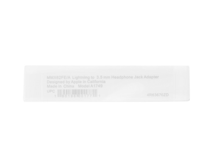 Переходник Lightning to 3,5mm Jack, оригинал
