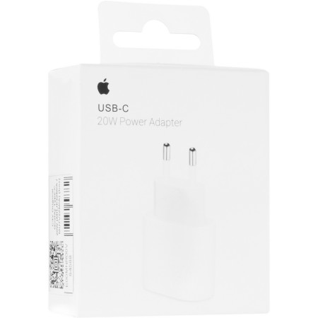 Сетевое зарядное устройство Original Quality Type-C 20W (MHJE3ZM/A / MU7V2ZM/A) (box) (Белый / White) (Класс B)