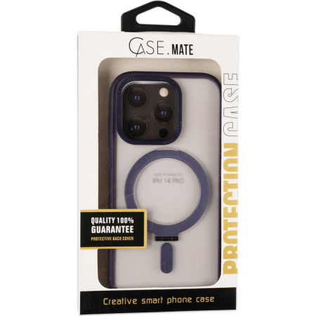Чехол-силикон Bumper Case (MagSafe Stand) iPhone 14 Pro Violet