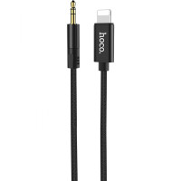 Кабель AUX Hoco UPA13 Lightning to 3.5mm (Черный / Black)