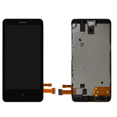 Дисплей з сенсорним екраном (модуль) Nokia X (RM - 980), чорний