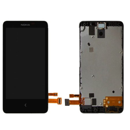 Дисплей с сенсорным экраном (модуль) Nokia X (RM - 980), черный