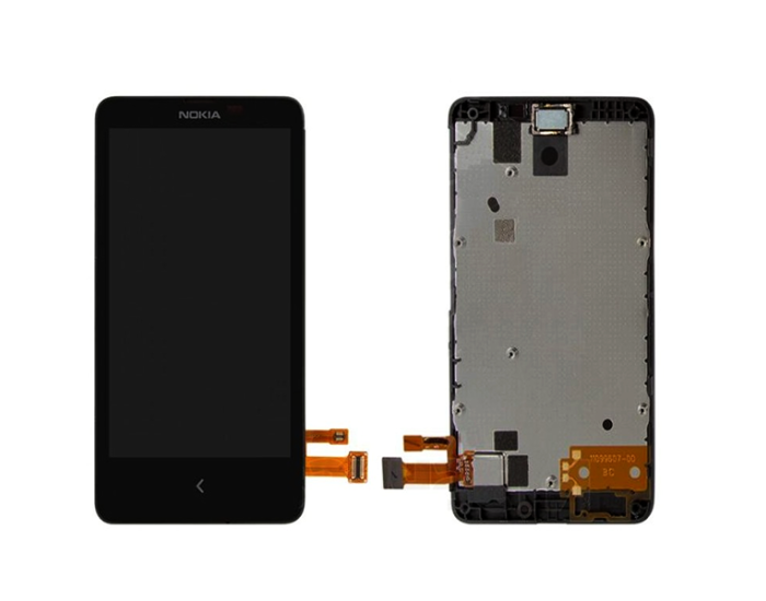 Дисплей с сенсорным экраном (модуль) Nokia X (RM - 980), черный