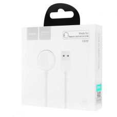 Зарядний пристрій Apple Watch Hoco CW39 Wireless Charger iWatch (USB/5V/0,35A/1-8S) White