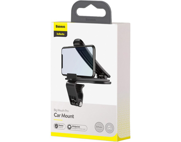 Автодержатель Baseus Big Mouth Pro Car Mount (SUDZ-A01) (Черный / Black)