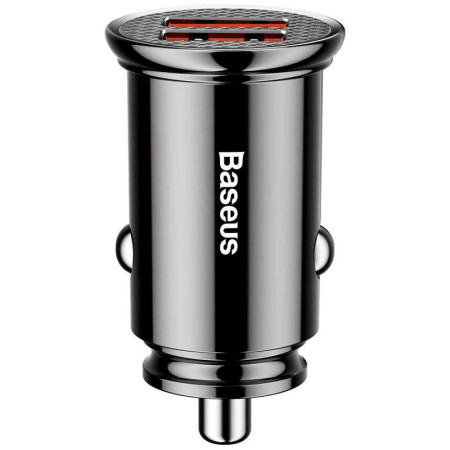 Автомобильное зарядное устройство Baseus Circular Plastic A+A PPS (5A)(CCALL-YD01) Black