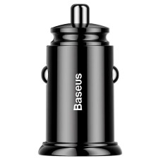 Автомобильное зарядное устройство Baseus Circular Plastic A+A (PPS Dual QC3.0 2USB/5A/30W/QC3.0) (CCALL-YD01) Black