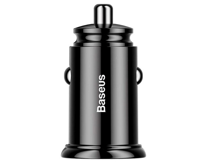 Автомобільне зарядний пристрій Baseus Circular Plastic A+A (PPS Dual QC3.0 2USB/5A/30W/QC3.0) (CCALL-YD01) Black