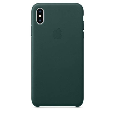 Кожаный чехол Leather Full Case iPhone XS Max Green