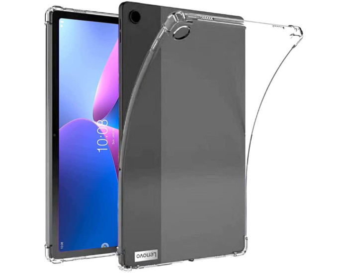 Чохол-силікон Epic Ease Color з посиленими кутами Lenovo Tab M10 Plus (3 Gen) (Прозорий)