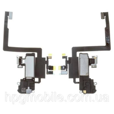 Шлейф для iPhone 11 Pro Max, c датчиком наближення, з динаміком, High Copy