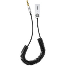 Кабель AUX Baseus BA01 Bluetooth Audio Adapter AUX/USB with mic (CABA01-01) (Черный / Black)