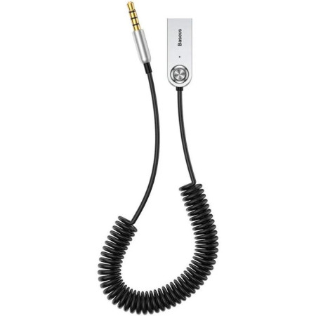 Кабель AUX Baseus Bluetooth Audio Adapter AUX/USB with mic (CABA01-01) (Черный / Black) (Класс А)