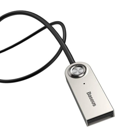 Кабель AUX Baseus Bluetooth Audio Adapter AUX/USB with mic (CABA01-01) (Черный / Black) (Класс А)