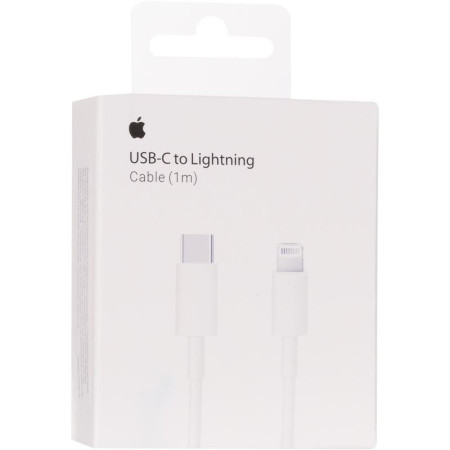 Кабель Original Type-C to Lightning White 1m (Foxconn)(box) (Класс А)