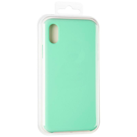 Чехол-силикон оригинал 99% Soft Matte iPhone X Spearmint