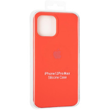 Чехол-силикон оригинал Full Soft Matte with MagSafe iPhone 12 Pro Max, Red