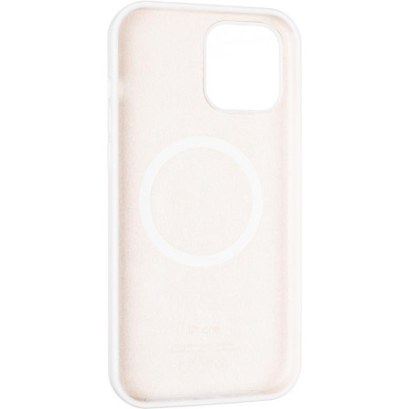 Чехол-силикон оригинал Full Soft Matte with MagSafe iPhone 12 Pro Max White