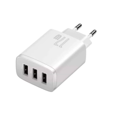 Сетевое зарядное устройство 3USB Baseus Compact Charger 17W (CCXJ020102) (Белый / White)