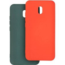 Чехол-силикон оригинал Krazi Lot Full Soft Matte Samsung A215 A21 Green/Red
