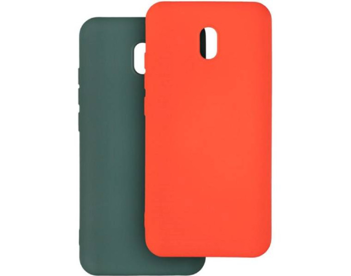 Чехол-силикон оригинал Krazi Lot Full Soft Matte Samsung A215 A21 Green/Red