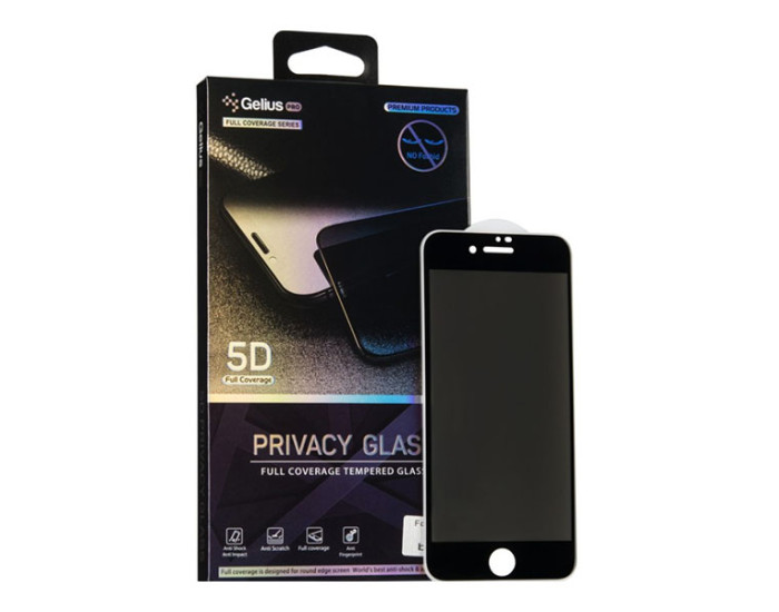 Захисне Скло Gelius Privasy Glass iPhone 7/8 Plus 5D, Black