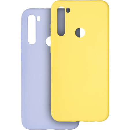 Чехол-силикон оригинал Krazi Lot Full Soft Matte Samsung A415 A41 Violet/Yellow
