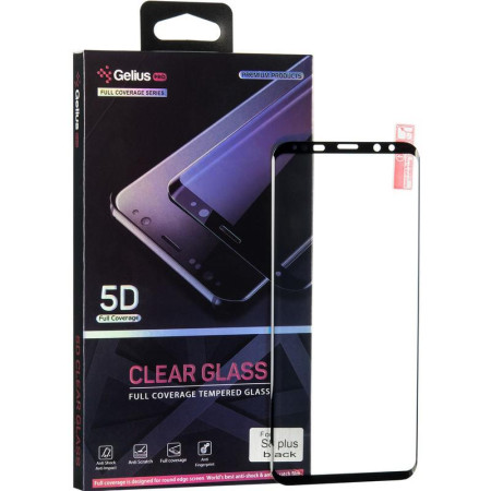 Защитное стекло Gelius Pro Clear Glass Samsung G955 S8 Plus 5D Black