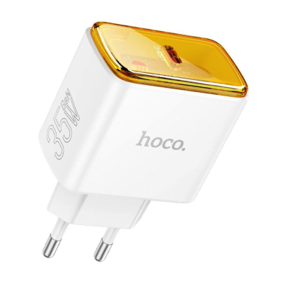 Мережеве зарядний пристрій Hoco CS41A Smart PD35W Білий