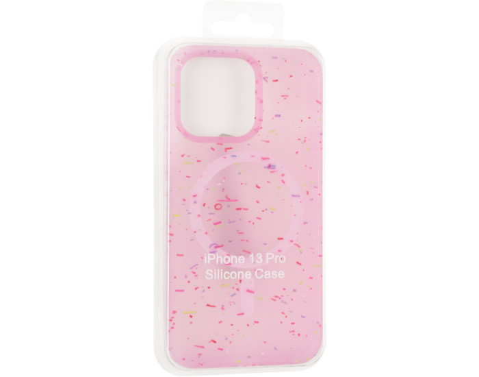 Чехол-силикон оригинал Full Soft Matte with MagSafe iPhone 13 Pro, Pink