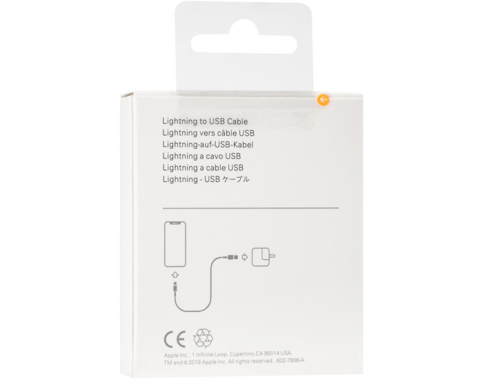 Кабель USB 99% Original USB to Lightning iPhone XS Max (чіп MFI) Retai box