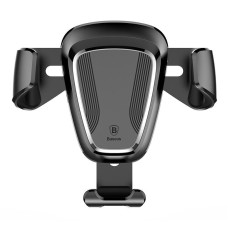 Автодержатель в дефлектор Baseus PREMIUM Gravity Car Mount, Black