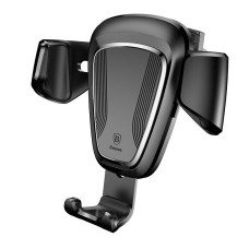 Автодержатель в дефлектор Baseus PREMIUM Gravity Car Mount, Black