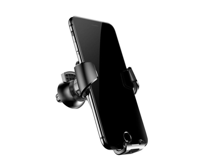 Автодержатель в дефлектор Baseus PREMIUM Gravity Car Mount, Black
