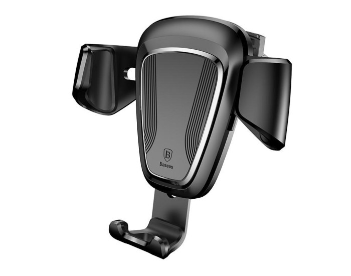 Автодержатель в дефлектор Baseus PREMIUM Gravity Car Mount, Black