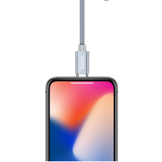 Кабель USB Hoco U40A Magnetic Adsorption USB to Lightning (1.2m) Grey