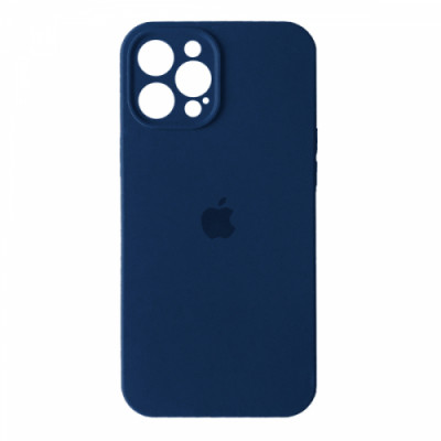 Чохол-силікон оригінал Full Camera Soft Matte iPhone 14 Pro Max, Deep navy