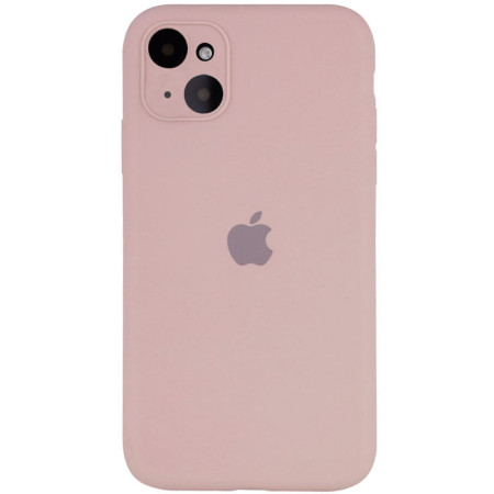 Чехол-силикон оригинал Full Camera Soft Matte iPhone 14 Pink sand (Класс А)