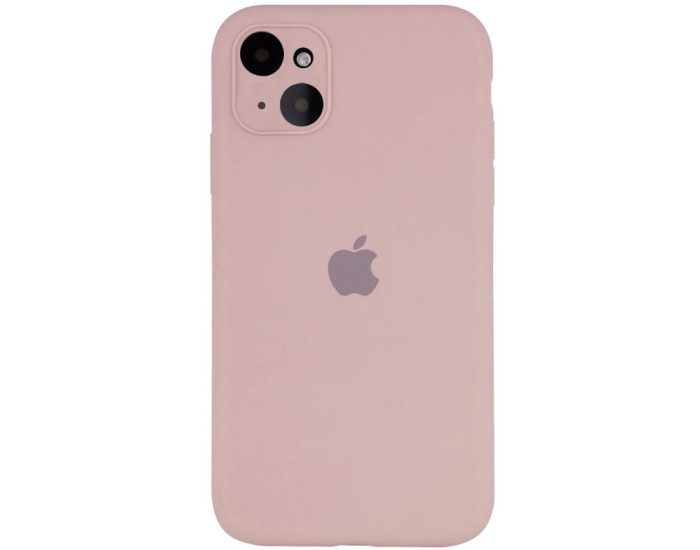 Чехол-силикон оригинал Full Camera Soft Matte iPhone 14, Pink sand
