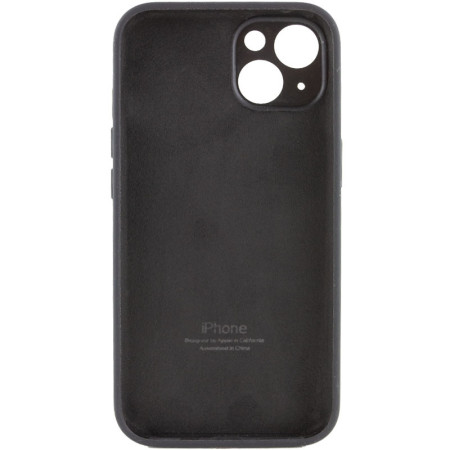 Чехол-силикон оригинал Full Camera Soft Matte iPhone 14 Black (Класс C)